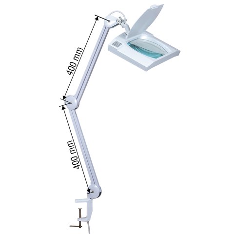 Настольная увеличительная линза Bourya 8069LED-A, 3 диоптрии Превью 4