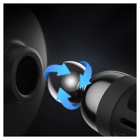 Автомобильный держатель Baseus C01 Magnetic, черный, на дефлектор, магнитный, #SUCC000101/C40140802113-00 Превью 4