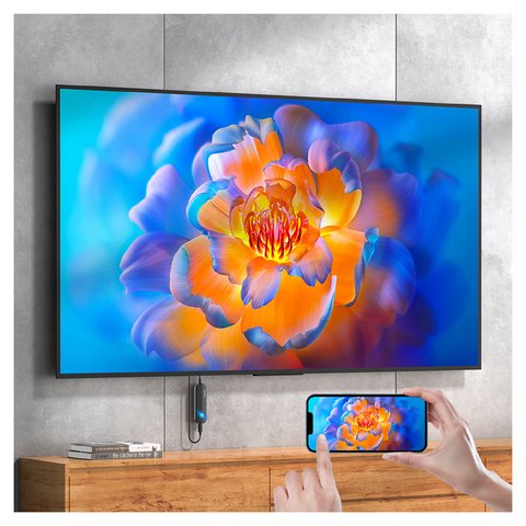 Адаптер Hoco UA23, USB тип-C, HDMI, чорний, Bluetooth, ip version, #6931474789785 Прев'ю 1