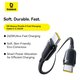 USB кабель Baseus PicoGo, 2xUSB тип-C, 100 см, 240 Вт, черный, силиконовый, в нейлоновой оплетке, #E0423300 Превью 1