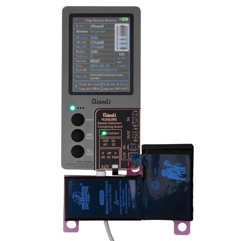 Batería Da Luxiang puede usarse con Apple iPhone X, Li-ion, 3.81 V, 2716 mAh, original IC Vista previa  1