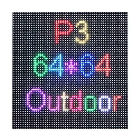 LED-модуль для рекламных екранов Hoozoe RGB-SMD1515 (p3, 192 × 192 мм, 64 × 64 точек, IP65, 4500 нт) Превью 1