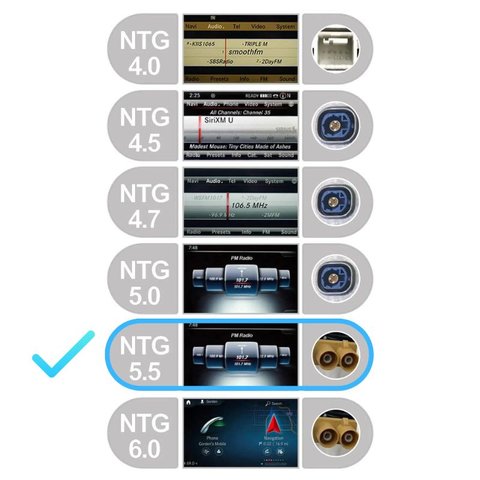 CarPlay for Mercedes-Benz E-Class S-Class 12.3" 2016 2017 2018 2019 2020 with NTG5.5 (with a large screen) Preview 5