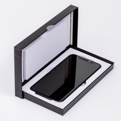 Pantalla LCD puede usarse con iPhone XS, negro, con marco, HC, (OLED), GX OEM hard Vista previa  2