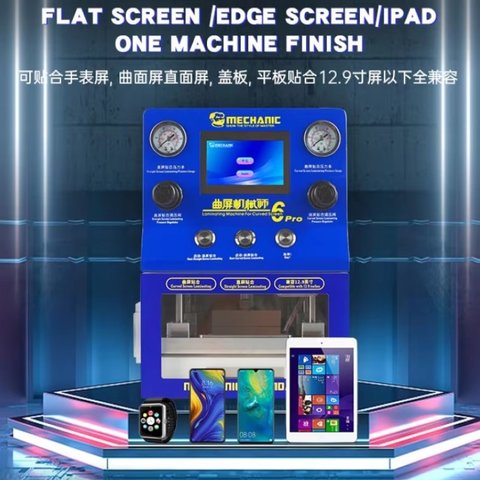 Dispositivo para pegar módulos de pantallas Mechanic 6 pro puede usarse con celulares; tablet PC, vacío, laminador, 12.9" Vista previa  3