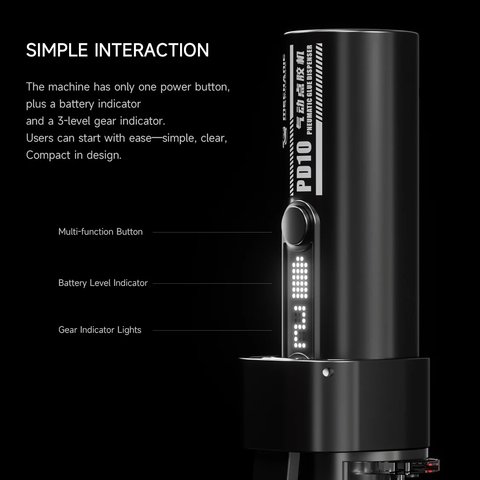 Pistola universal Mechanic PD10, 30 ml, 10 ml, neumático, automático Vista previa  4