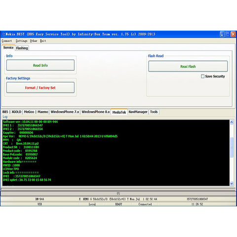 ATF/Cyclone/JAF/MXBOX HTI/UFS/Universal Box F-Bus/USB-кабель для Nokia 108 Превью 2