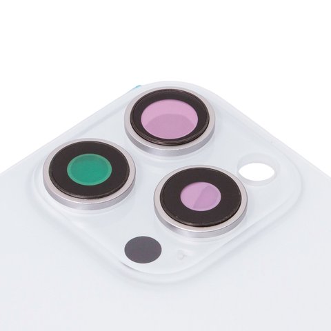 Задняя панель корпуса для iPhone 16 Pro Max, бело-золотистый, со стеклом камеры, Original (PRC), desert titanium Превью 1