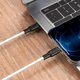 USB кабель Hoco X21 Plus, USB тип-C, Lightning, 100 см, 3 A, білий, силіконовий, PD 20W, #6931474742162 Прев'ю 1