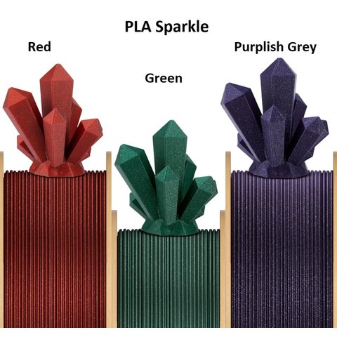 Філамент для 3D-принтера ELEGOO PLA Sparkle Green, 1 кг Прев'ю 2