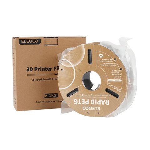 Филамент для 3D-принтера ELEGOO Rapid PETG Transparent, 1 кг Превью 1
