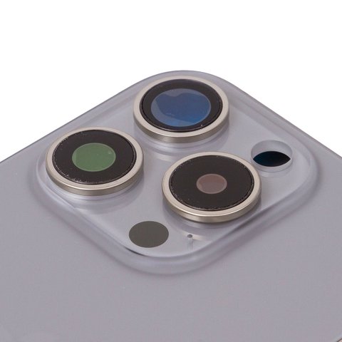 Корпус для iPhone 15 Pro, серый, с держателем SIM-карты, с боковыми кнопками, Original (PRC), EU Version, natural titanium Превью 1