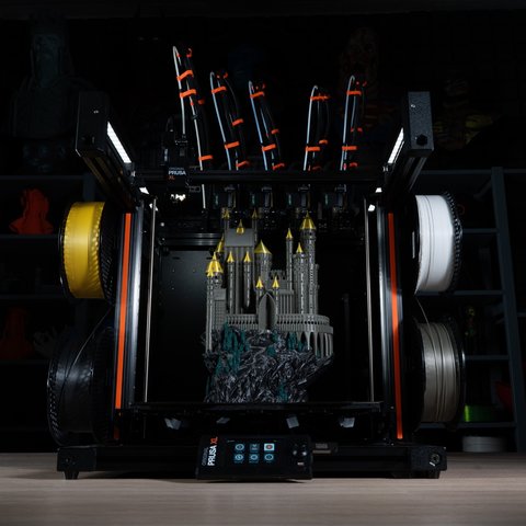 3D-принтер Prusa XL з п'ятьма екструдерами та закритим корпусом  (з паяльником і паяльною пастою) Прев'ю 6