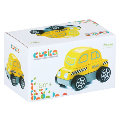 Juego de construcción CUBIKA "Taxi" LM-6 Vista previa  1